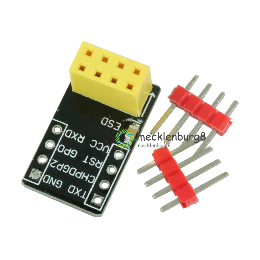 2 шт. ESP8266 ESP-01 ESP-01S макетная плата адаптер PCB для последовательного Wifi трансивера