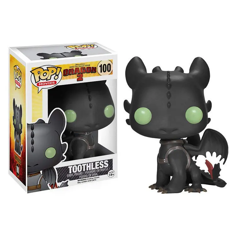 

Funko POP How to Train Your Dragon 2 Night Fury Toothless, Train Your Dragon 2 Toothless Garage Kit Doll Ornaments