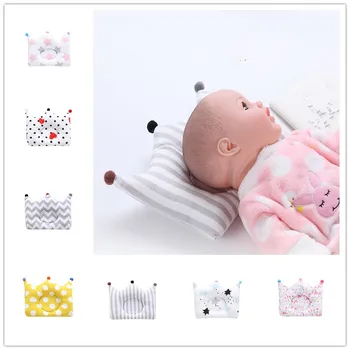 

Baby Head Shaping Pillow For Newborn Breathable 3D Head Toddler Nursing Protection Pad Crown Shaped Sleeper To Prevent Side
