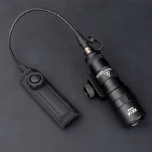 Interruptor de fita dupla de pressão, m300b, luz de olheiro, m300, m300b, lanterna constante/momentânea, para trilho picatinny