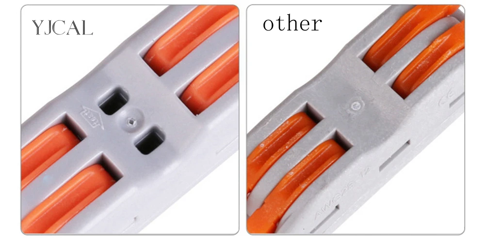 fixo push-on terminal bloco gaiola primavera universal