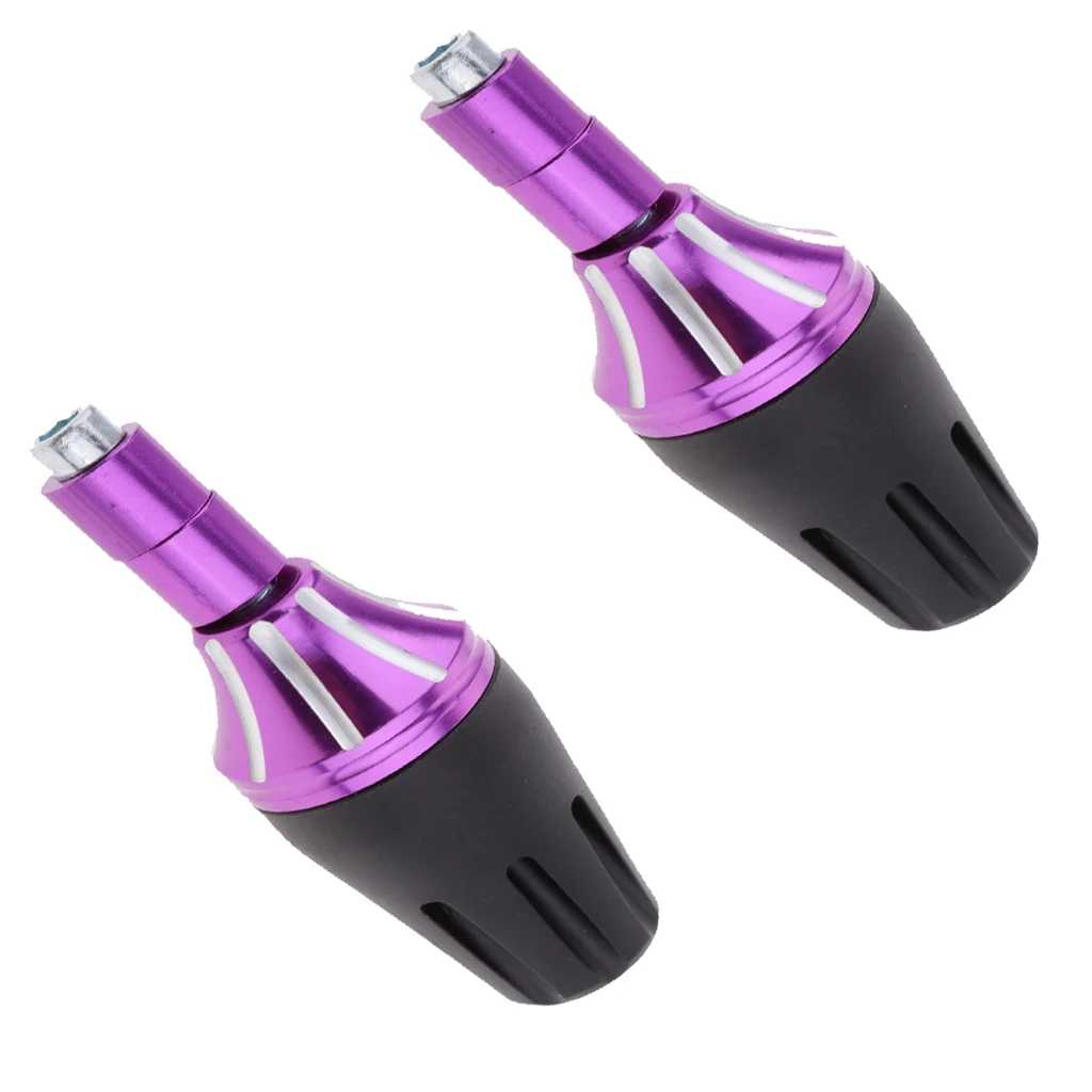 

2Pcs Frame Slider Falling Crash Protector For Motorcycle Motorbike Purple