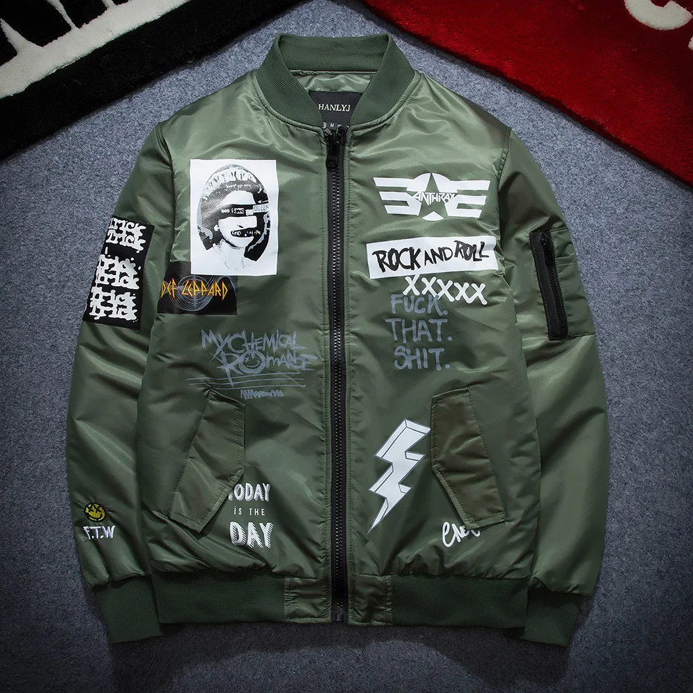 

Spring And Autumn Men'S Wear MA-1 Flight Jacket Outdoor Field Operations Training Air Force Coat-1321