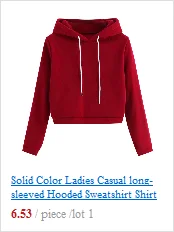 JAYCOSIN fashion women's print hooded sweatshirt hooded sweater jacket simple sports sweatshirt pullover popular autumn winter