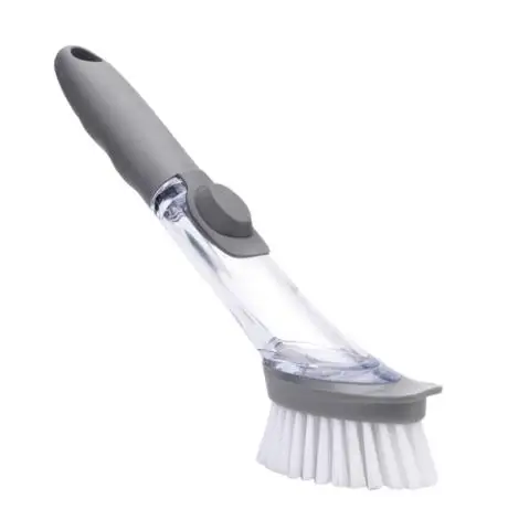 Brush set Пресс-щетка для мытья посуды, щетка для мытья посуды, диспенсер для мыла, кухонный скребок для раковины, автоматическая щетка для мытья жидкостей - Цвет: Brush set
