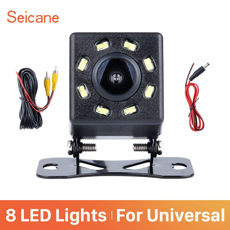 Seicane wire HD Car Rearview Camera Reverse Parking Backup CCD CMOS