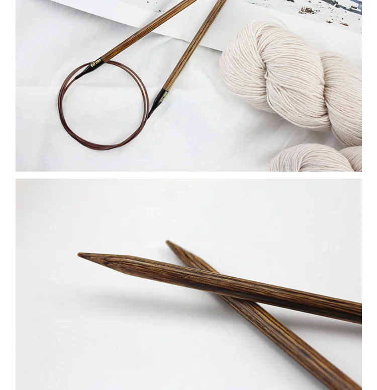 1 шт. Knitpro Ginger 80 см фиксированная круговая игла