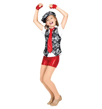 

2018 Top Fashion New Arrival Attack On Titan Deadpool Costumes For Dance Skirt Performance Wear Adult Gloves Hat Girls Kids For