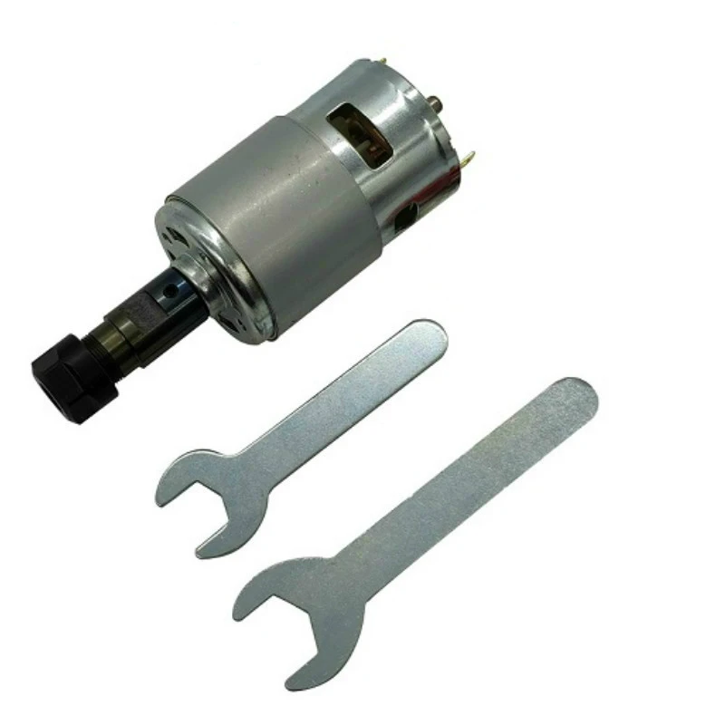 GKTOOLS 12-36V 4000-12000 RPM Шарикоподшипниковый шпиндель 775 двигатель постоянного тока с