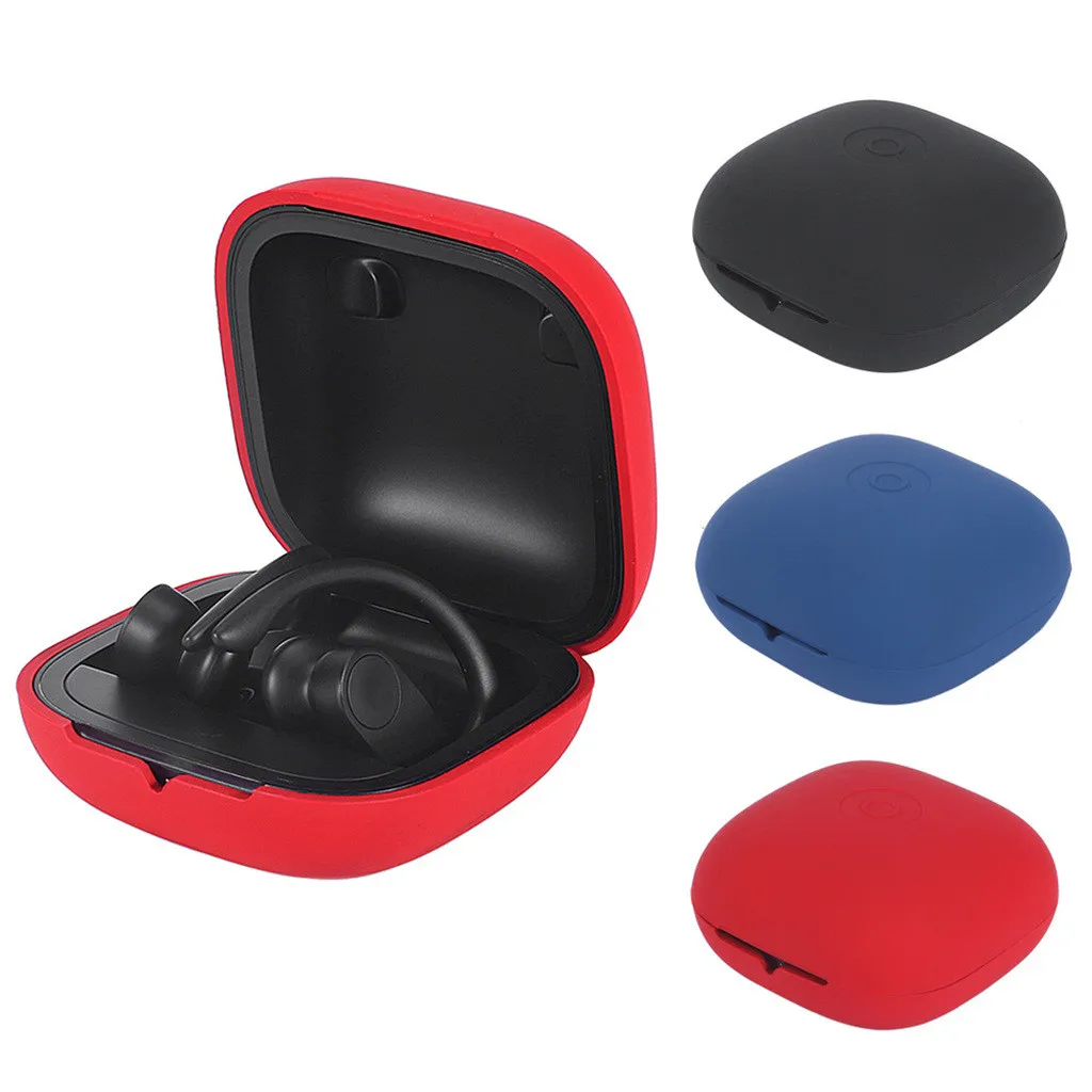 Чехол для наушников powerbeats pro, силиконовый защитный чехол, ударопрочный с карабином для Beat-s Powerbeats Pro 805