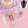 1200pcs DIY Handmade Beaded Children's Toy Creative Loose Spacer Beads Crafts Making Bracelet Necklace Jewelry Kit Girl Toy Gift ► Photo 2/6