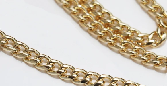 DIY 8mm Gold, Silver, Gun Black, Brass Bronze Chains Replacement Shoulder Bag Straps for Handbag, Purse Belts Handles 40cm-160cm