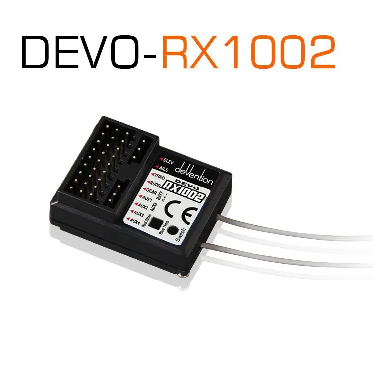 

Hot F03962 Walkera Devo RX1002 2.4G 10 channel 10ch Receiver compatible with DEVO 6 7 8 10 12 Transmitter + FS