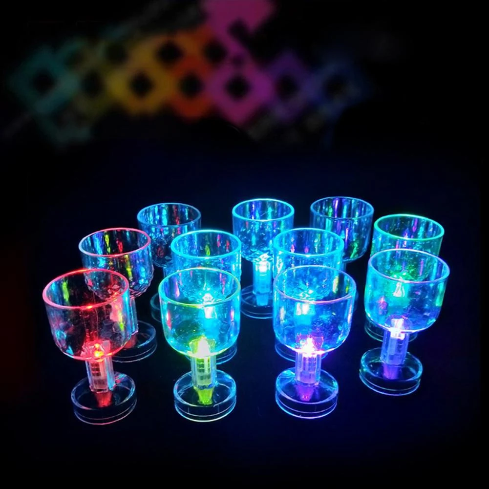 50ml Led Cups Creative Drinking Mugs Flashing Color Changing Whisky
