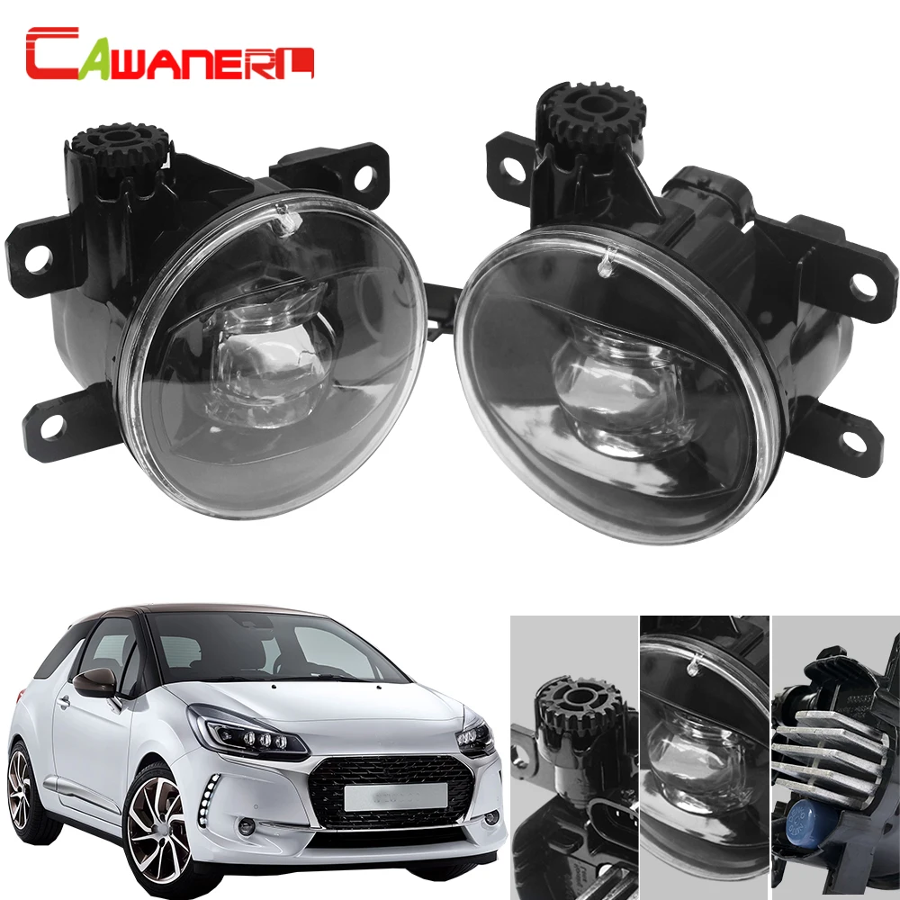Cawanerl для 2009 2018 Citroen DS3 Car 4000LM светодиодный противотуманный светильник H11 Socket Devil Eye