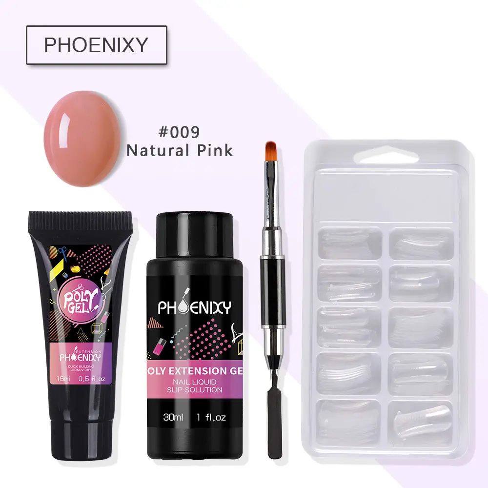 Polygel ногтей комплект машинка для стрижки 48 Вт/80 Вт светодиодный потолочный светильник 15 набор пластиковых бутылок для шампуней/кремов желе гель-структурообразователь Гель Инструменты для маникюра ногтей гель продлевающий половой акт Маникюрный набор Комплект