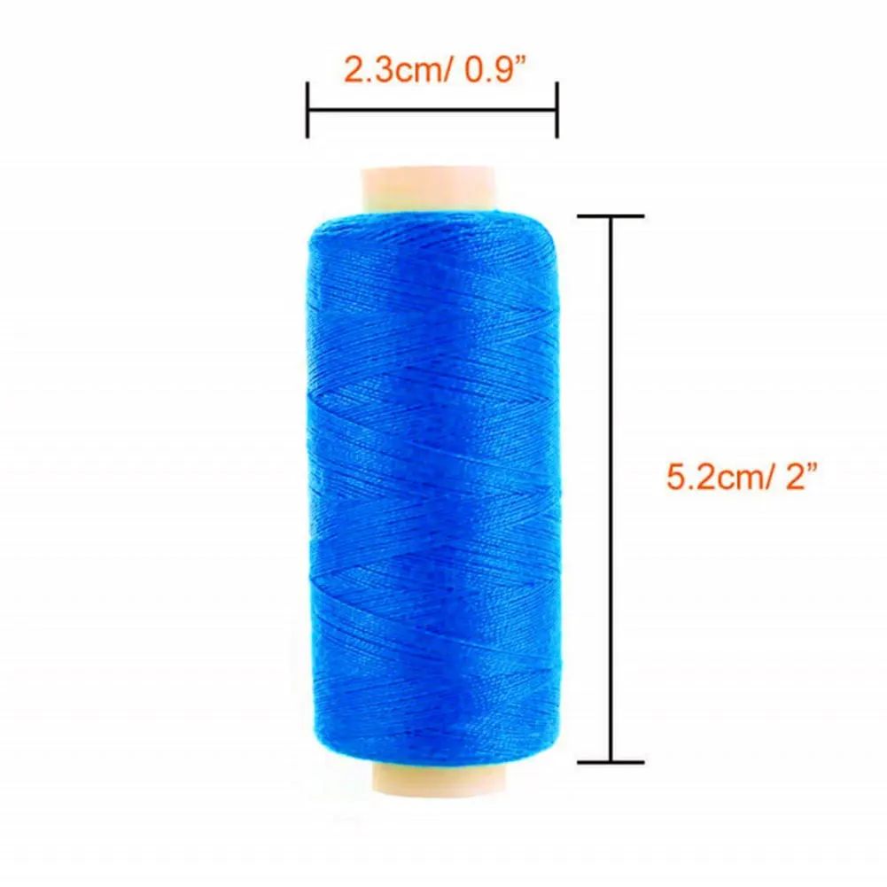 Однотонная практичная вышивка DIY ремесло полиэстер 250 ярдов швейная нить Многоцелевой ручной работы домашняя строчка 60 цветов