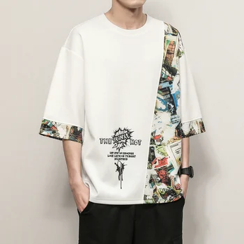 

Short Sleeve T Shirt Men 2020 Summer High Quality Tshirt Top Tees 3D Print Brand Fashion Clothes Plus Size M-5XL O NECK
