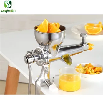 

Stainless Steel manual wheatgrass juicer machine orange juice machine Auger Juicing machine Barley juice making machine