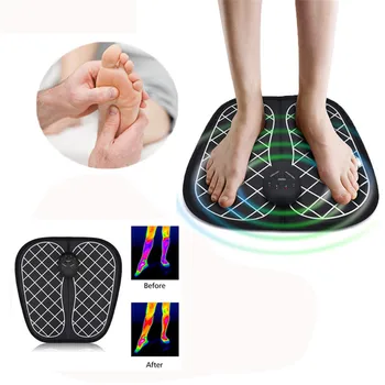 

Electric EMS Foot Massager Pad Feet Muscle Stimulator Foot Massage Mat Improve Blood Circulation Relieve Ache Pain Health Care