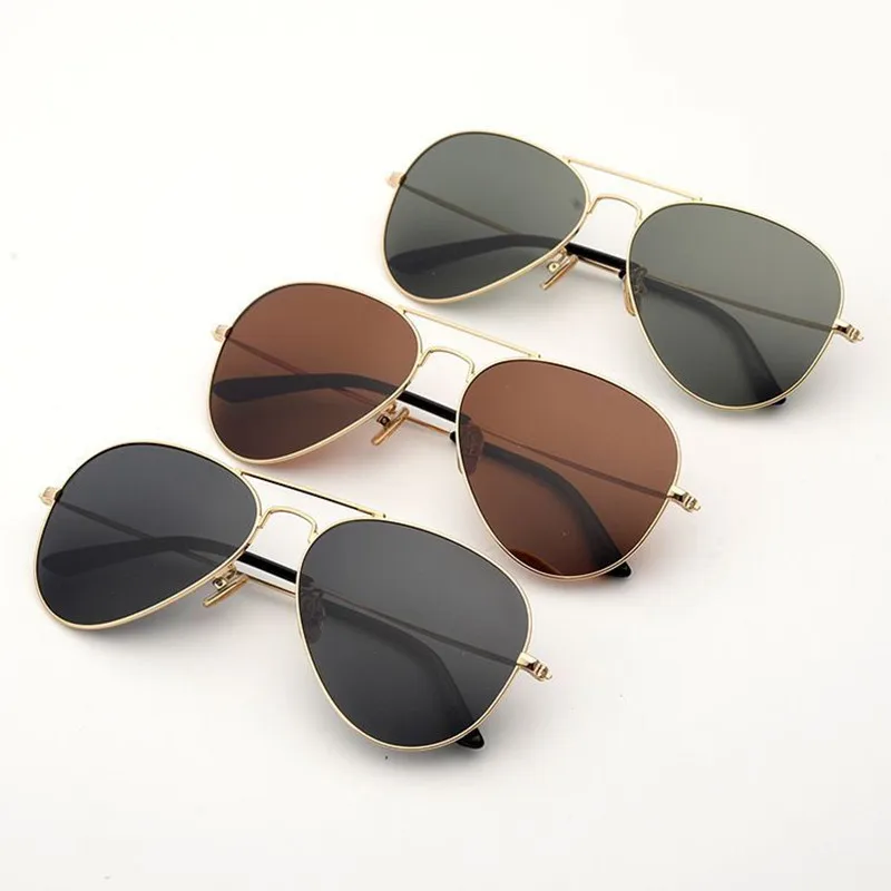 Gafas de sol polarizadas de alta calidad para hombre y mujer, lentes de cristal Mineral graduadas, protección UV400, marcos de gafas de moda|De los hombres gafas sol| - AliExpress