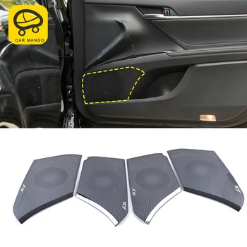 

CARMANGO ForToyota Camry XV70 2017-2020 Car Styling Auto Door Loudspeaker Sound Cover Trim Frame Sticker Interior Accessories