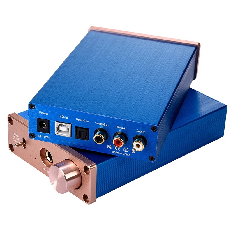 NK-P90 with USB/Fiber/Coax Digital Audio Amplifier DA-C Decoder Audio Converter Digital-To-Analog Audio Converter(US Plug