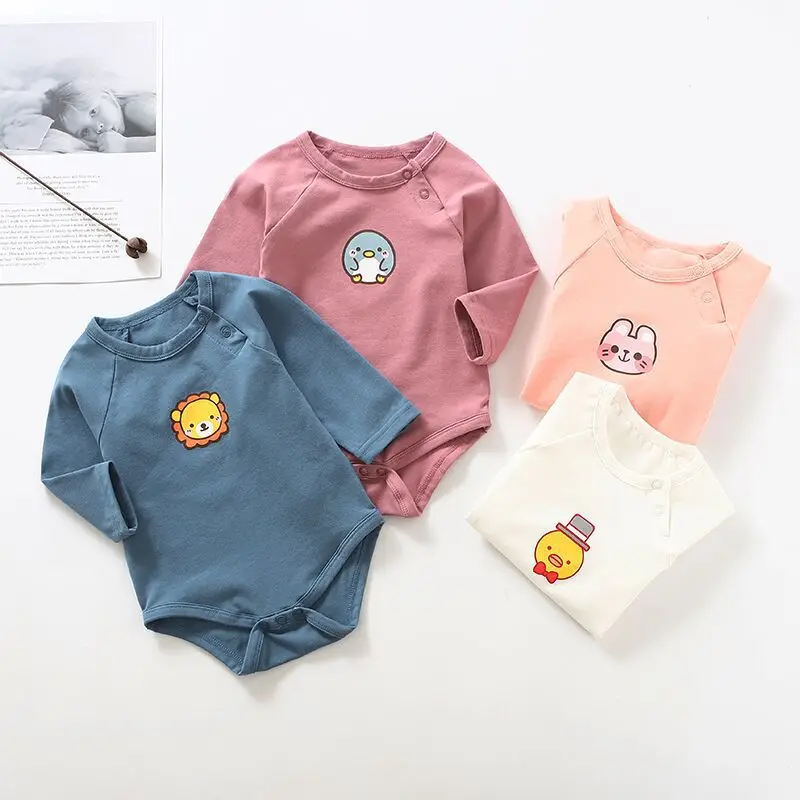 

Spring and Autumn Baby boy and girl Romper Cotton long Sleeve Newborn Baby Clothes Jumpsuit Infant Clothing 0-2 years old