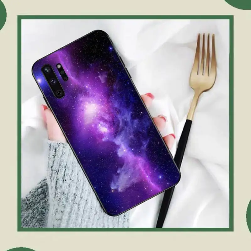 TOPLBPCS pace для galaxy universe Star Dark мягкий черный чехол телефона Samsung Note 3 4 5 7 8 9 10 20 pro lite ultra