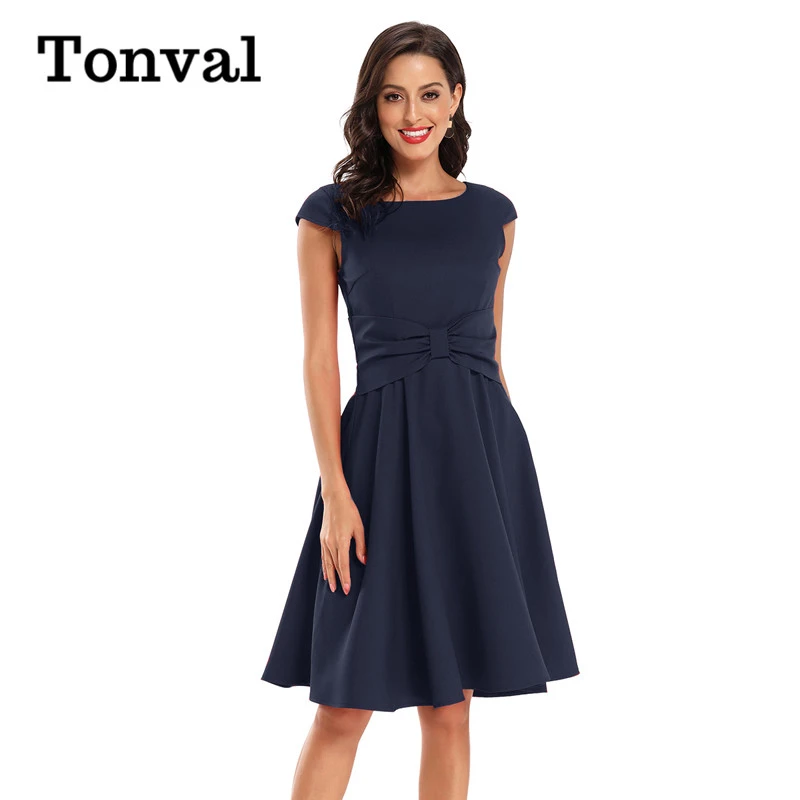 50s style midi dress