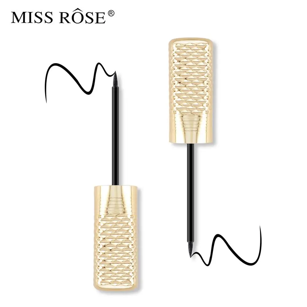 Miss rose, черный карандаш для глаз, натуральный, гладкий, водостойкий, долговечный, с мягкой головкой, супер тонкий, жидкая подводка для глаз, татуировка, ручка MS215