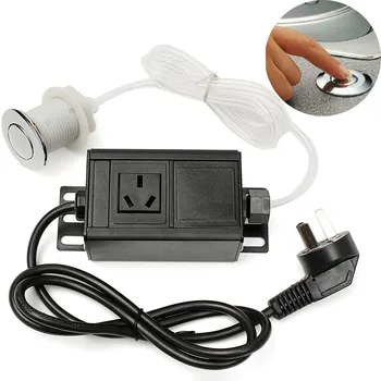

On Off Push Garbage Disposal Air Button Switch Plug Pneumatic Air Pressure Switch Knob Bath Tubing For For Massage Chair Spa