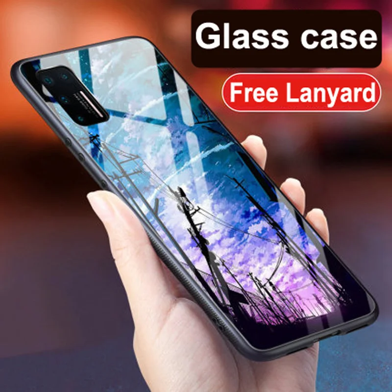 Закаленное стекло Жесткий чехол s для Smartisan Nut Pro 3 чехол звездная звезда Глянцевая задняя панель Крышка для Smartisan Nut Pro 3 Pro3 чехол для телефона - Цвет: A19