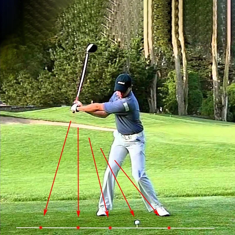 Golf Swing Corrector Golf Swing-Plane Training Aid Golf Pointer Spot Direction
