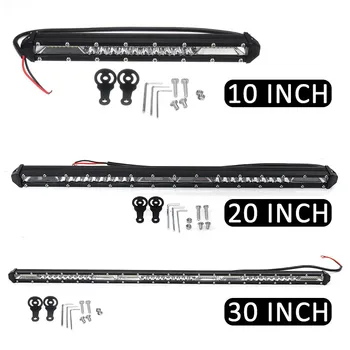 

78/156/234W Led Work Light 10/20/30 inch 12V 24V Led Bar Combo Spot Flood for Jeep ATV Trucks Tractor Driving Light Car Styling