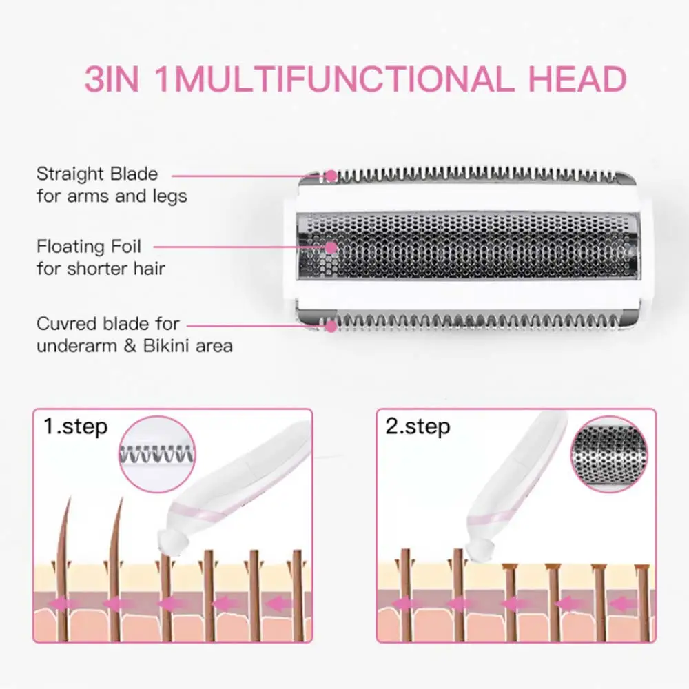 Женская бритва, электрический эпилятор, бритвенная Машинка для удаления волос, женское тело, бикини, триммер, депиляция, устройство для удаления волос, депилятор