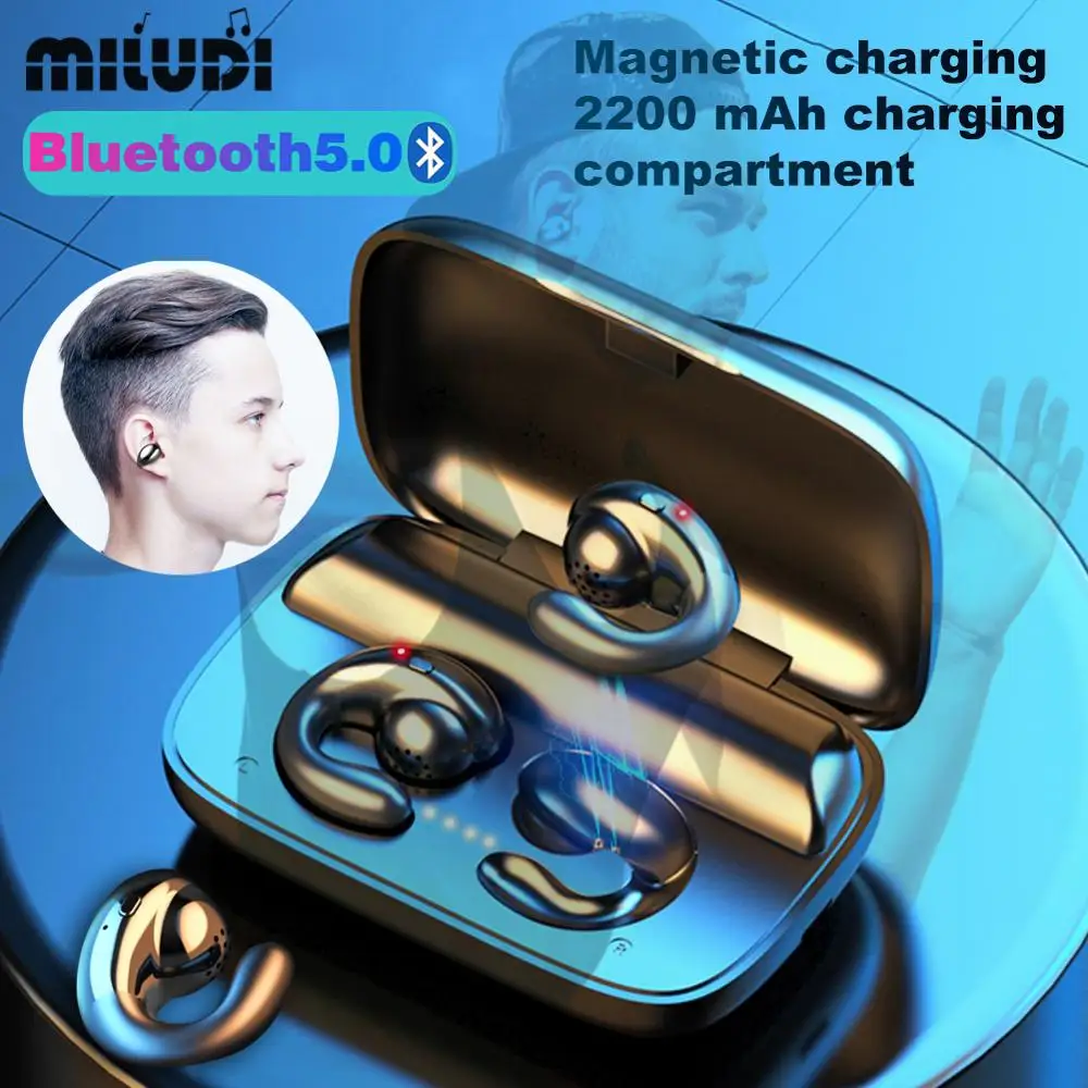 

S19 Mini TWS Bluetooth 5.0 Headphones Large capacity battery Business headset Music Earpieces Sport earbuds Works on smartphones