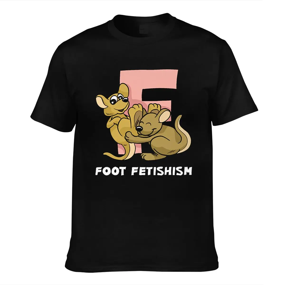 

Personality Comical Foot Fetishism Fetish Kinky Footjob Barefoot Tshirt For Men 2020 Letter Clothes Tee Shirt O Neck 100% Cotton