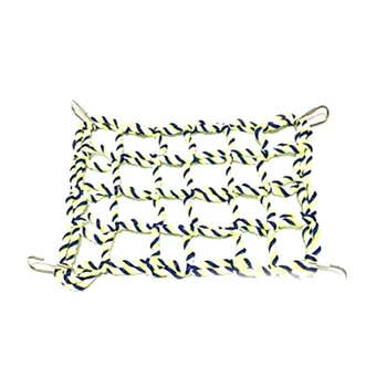 

Small Parrot Hamster Squirrel Honey Pouch Color Braided Climbing Net Parrot Summer Heat Hammock Net