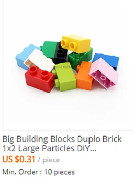 Большие строительные блоки, кирпичи, Duploed Brick 2x8 4199, крупные частицы, сделай сам, креативные, совместимые со сборками, научно-технические игрушки