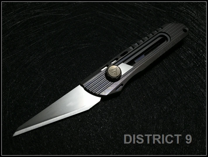 

Classic Stone Wash Version Second Generation V4 Titanium Alloy Heavy Duty Utility Knife Wallpaper Knife EDC Box Cutter