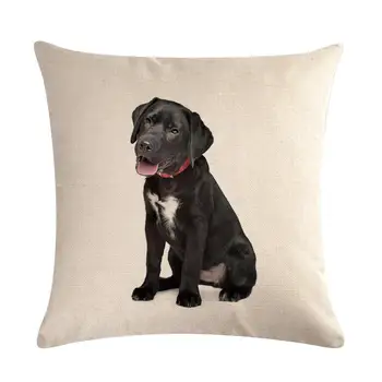 

Lovely Dogs Throw Pillow Cover 45x45 Cm Pillowcases for Car Chair Sofa Square Cushion Covers