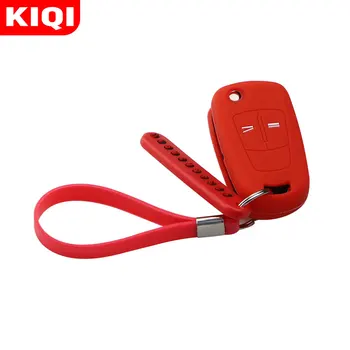 

Silicone Car Key Cover Case Key Chain with Phone Number Card for Vauxhall Opel Astra Vectra Signum 2 Button Key Accessories