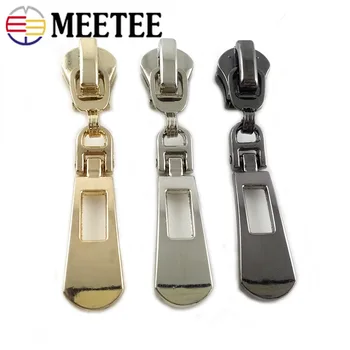

10pcs Zipper Sliders for 3# 5# Resin Nylon Metal Zippers Auto Lock Zips Head Puller Zip Repair Kit DIY Garment Accessories