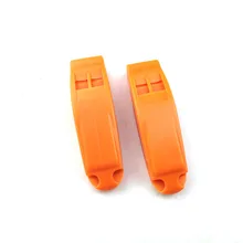 Пластиковый свисток Открытый страна выживания свисток Кнопка безопасный сохранить тело спасение вызов настраиваемый различные цвета