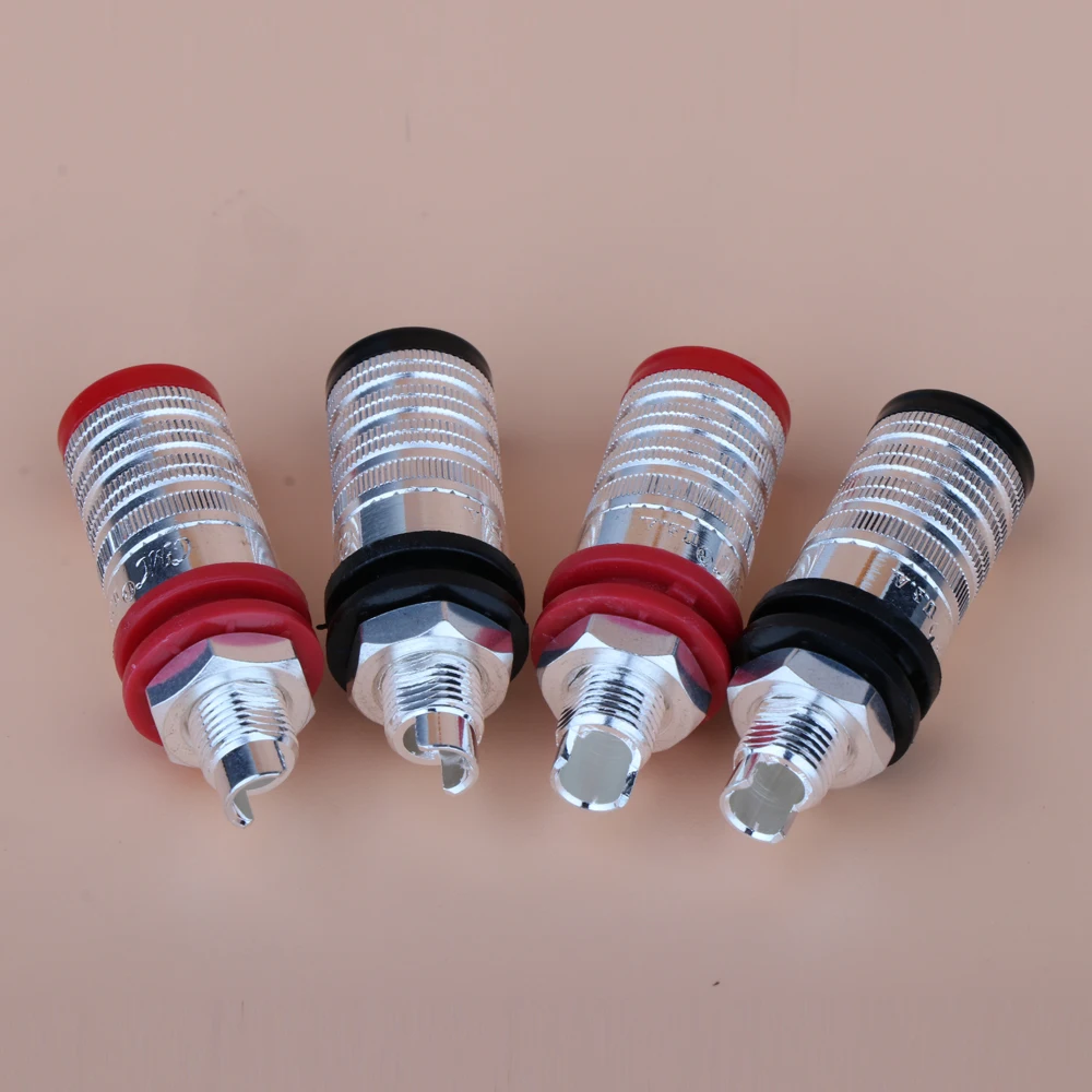HIFI Audio Silber Überzogene OFC Lautsprecher Verstärker Binding Post Terminal Bananen Stecker Buchse Ausgang Stecker Hifi Audio DIY – Detail 5