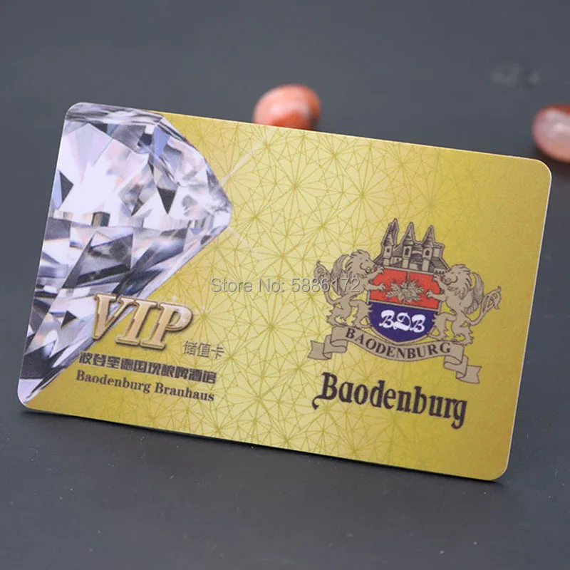US $168.99 CR80 PVC Plastic Membership Card Gift card VIP Loyalty Card with embossed number