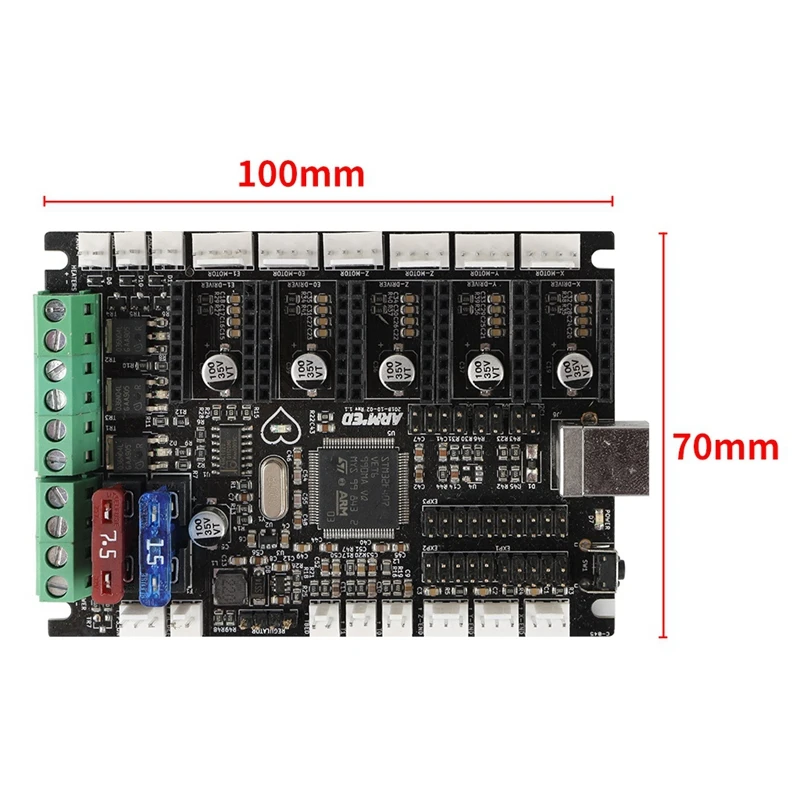 3D-принтеры аксессуары вооруженных STM 32-битный материнская плата марлина 2,0 с 2209 для Arduino заменить Prusa