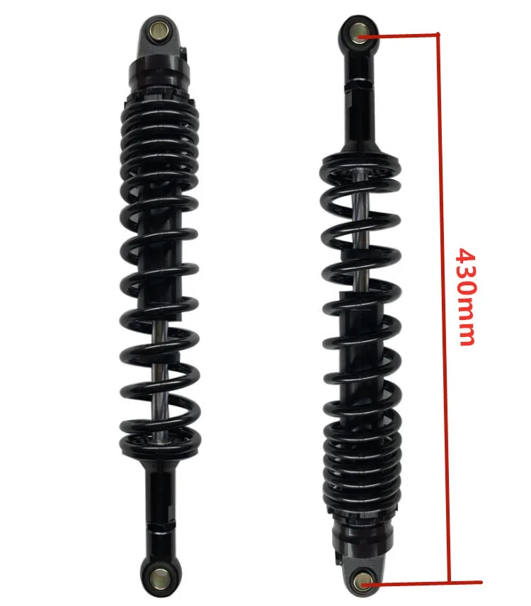 8mm spring 400mm/415mm/430mm/440mm fork Clevis motorcycle real shock absorber for honda suzuki yamaha kawasaki black silver