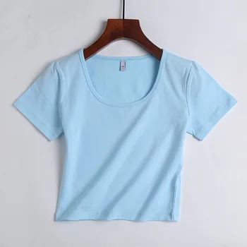 

Shirt Tee Vogue Summer Tops Female Gray Clothes Van Gogh Oil Print Round White